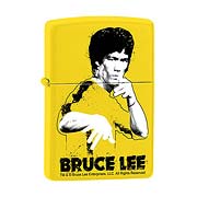 Bruce Lee Yellow Suit Splatter Lemon Zippo Lighter